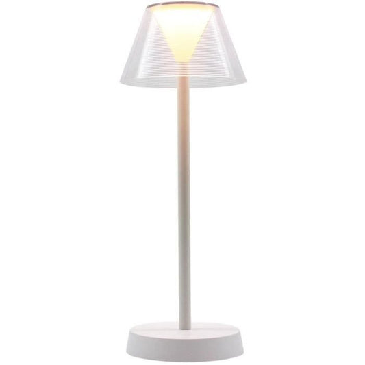 Lampe de table sans fil - LUMISKY - BEVERLY WHITE - H34 cm - LED blanc chaud LUMISKY