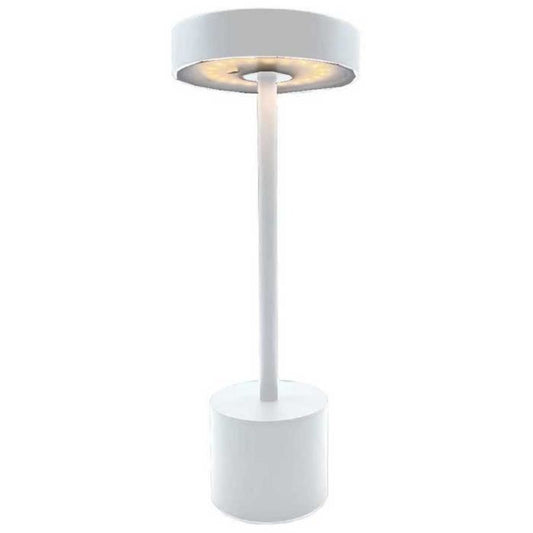 Lampe de table sans fil - LUMISKY - ROBY WHITE - H30 cm - Touch en aluminium - Blanc mat - LED LUMISKY