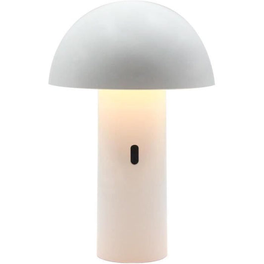 Lampe de table sans fil - LUMISKY - TOD WHITE - H28 cm - Tete orientable - LED blanc chaud LUMISKY