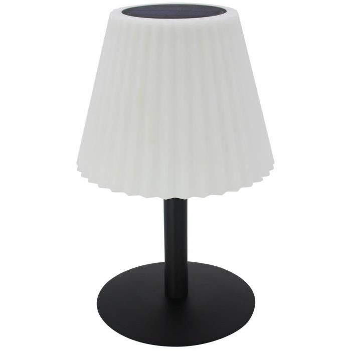 Lampe de table solaire 2 en 1 a planter ou a poser - LUMISKY - BOUFFANT - H62 cm - LED blanc dimmable LUMISKY