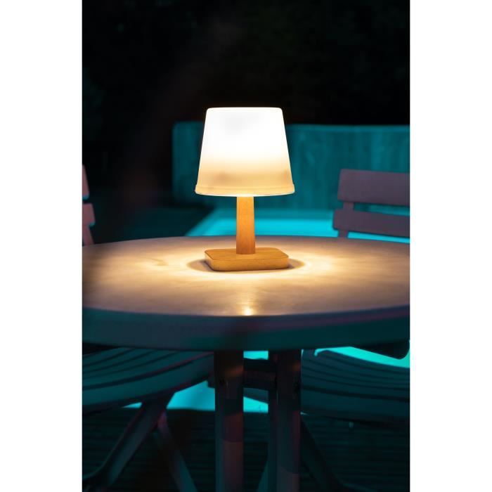 Lampe de table solaire GALIX G4410 - 25 Lumens - H20 cm GALIX