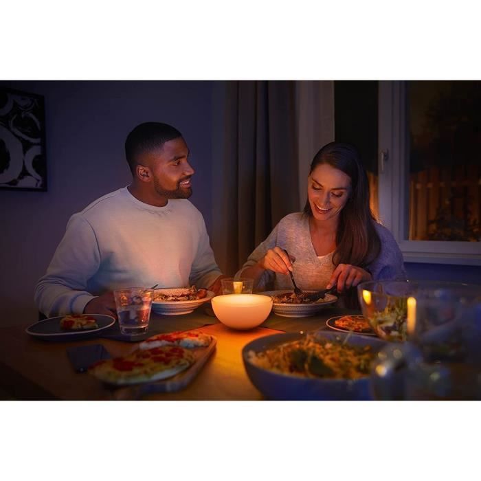 Lampe portable connectée Philips Hue Go White and Color - Compatible Bluetooth - Alexa Google et Apple Homekit