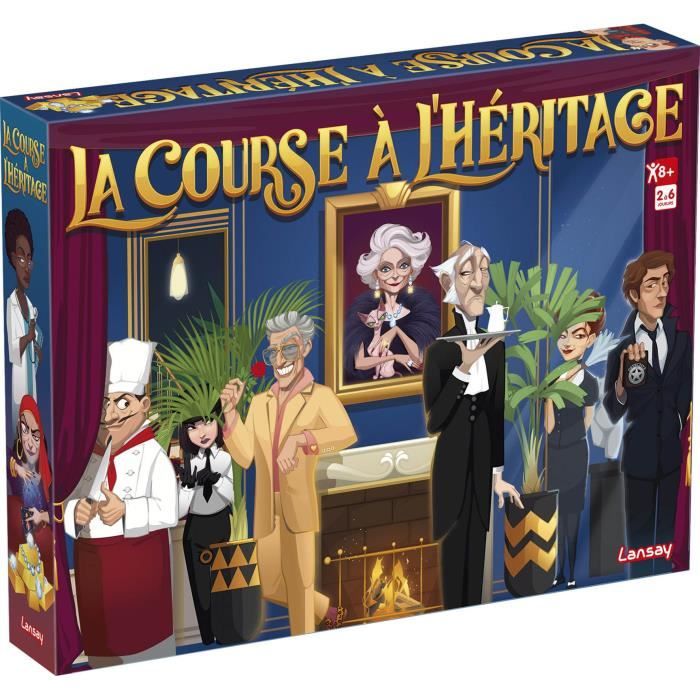 LANSAY - LA COURSE A L’HÉRITAGE - Jeu de société - 2 a 6 joueurs - Des 8 ans