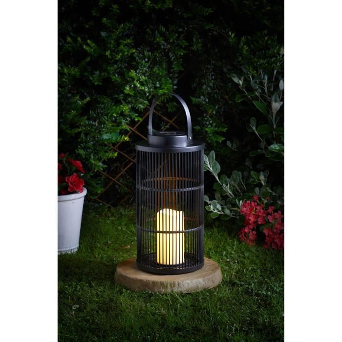 Lanterne solaire Urbane Large Noire SMART GARDEN SMART GARDEN