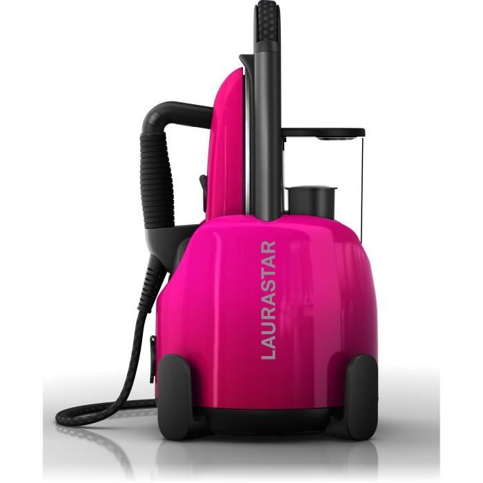 LAURASTAR LIFT Plus - Centrale Vapeur Pinky Pop 3 en 1 - 2200W - Semelle active 3D - Pression 3,5 bars - Réservoir 1,1L