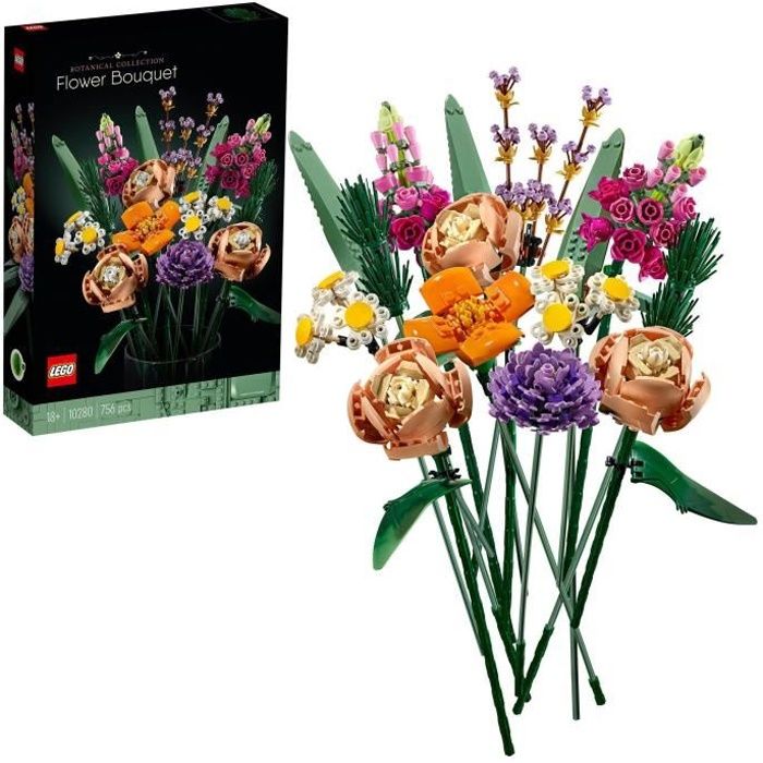 LEGO 10280 Icons Bouquet de fleurs Fleurs artificielles collection botanique set pour adultes