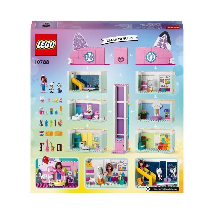 LEGO 10788 La Maison Magique de Gabby Jouet de Maison de Poupées avec Figurines