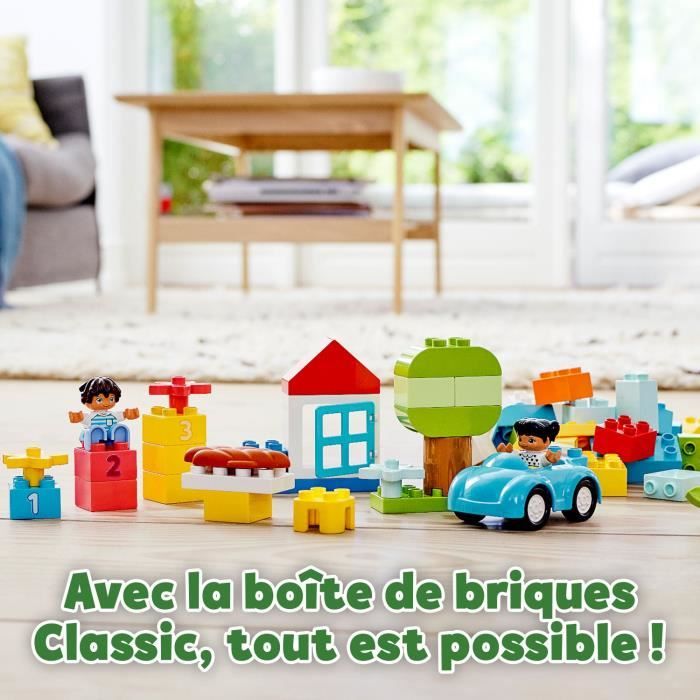 LEGO 10913 DUPLO Classic La Boîte De Briques Jeu De Construction Avec Rangement Jouet éducatif pour Bébé de 1 an