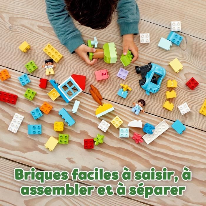 LEGO 10913 DUPLO Classic La Boîte De Briques Jeu De Construction Avec Rangement Jouet éducatif pour Bébé de 1 an