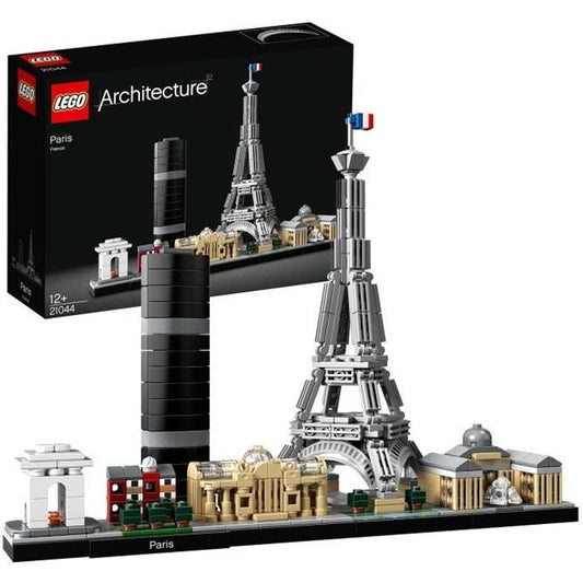 LEGO 21044 Architecture Paris Maquette a Construire avec Tour Eiffel Collection Skyline Décoration Maison Idée de Cadeau