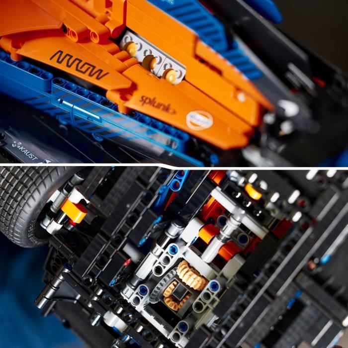 LEGO 42141 Technic La Voiture De Course McLaren Formula 1 2022 Modele Réduit F1 Kit de Construction Maquette