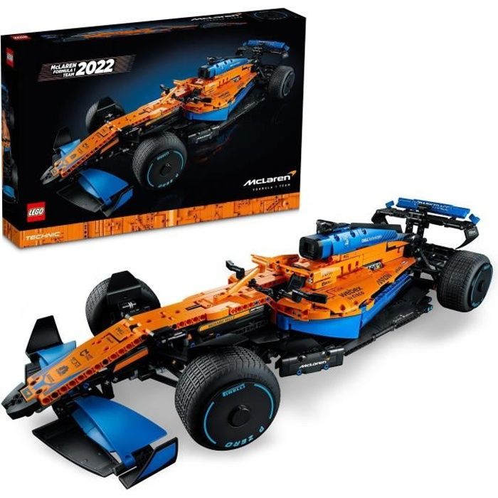 LEGO 42141 Technic La Voiture De Course McLaren Formula 1 2022 Modele Réduit F1 Kit de Construction Maquette