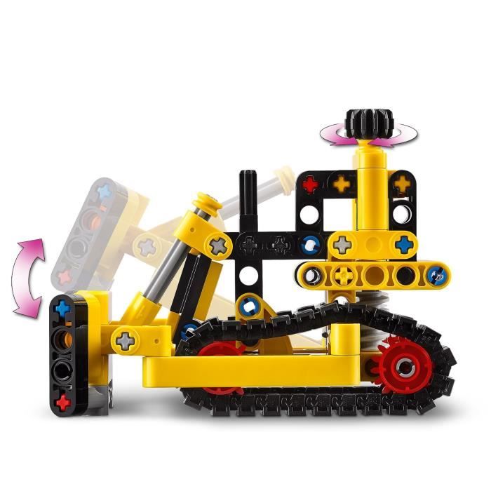 LEGO 42163 Technic Le Bulldozer Jouet de Construction pour Enfants Véhicule Excavateur