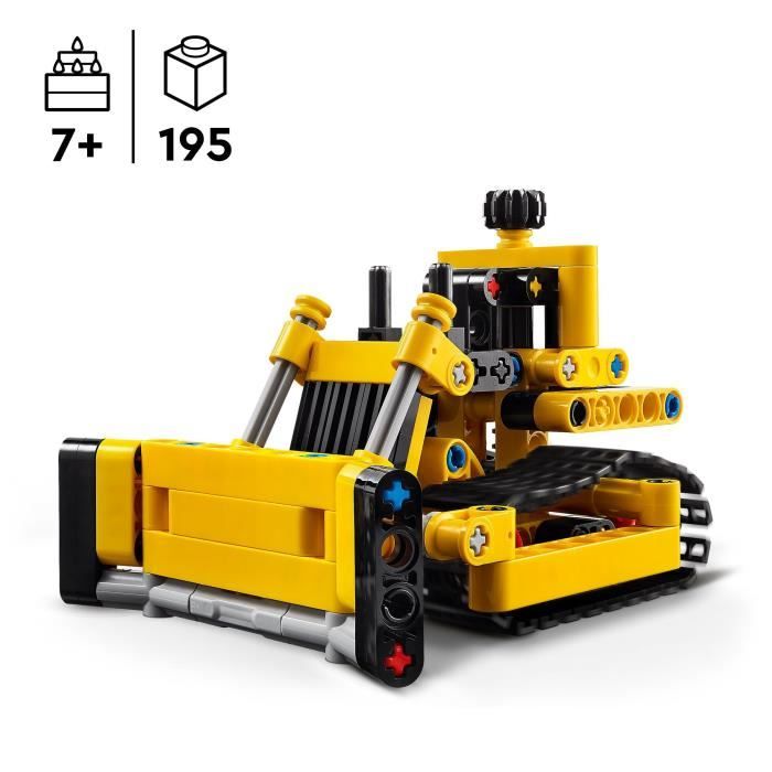 LEGO 42163 Technic Le Bulldozer Jouet de Construction pour Enfants Véhicule Excavateur