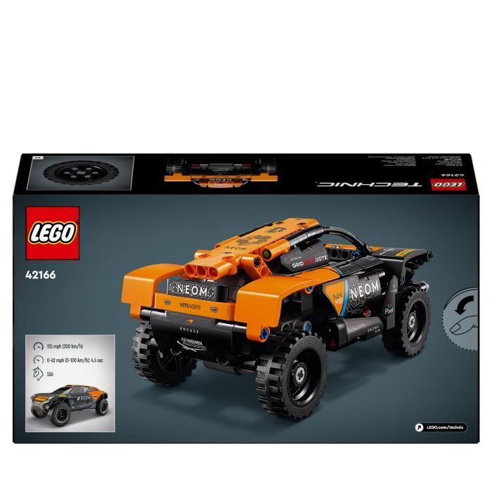 LEGO 42166 Technic NEOM McLaren Extreme E Race Car Jouet de Voiture a Rétrofriction pour Enfants a Construire