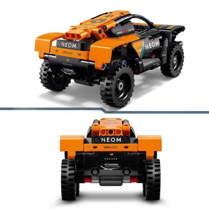 LEGO 42166 Technic NEOM McLaren Extreme E Race Car Jouet de Voiture a Rétrofriction pour Enfants a Construire