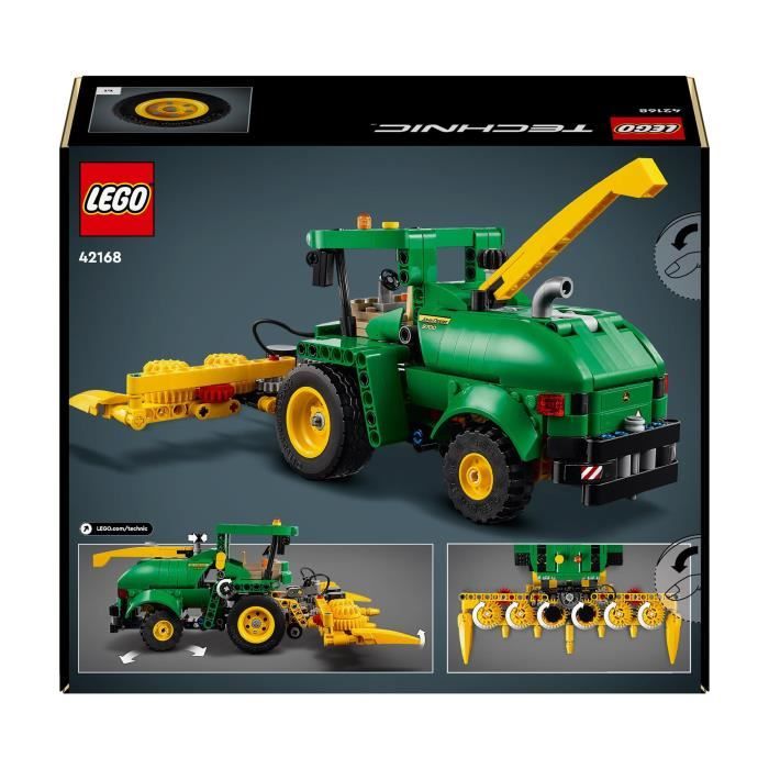 LEGO 42168 Technic John Deere 9700 Forage Harvester Jouet de Tracteur Agricole Cadeau Enfants 9 Ans