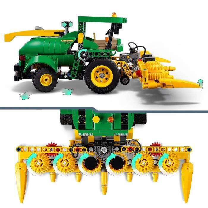 LEGO 42168 Technic John Deere 9700 Forage Harvester Jouet de Tracteur Agricole Cadeau Enfants 9 Ans