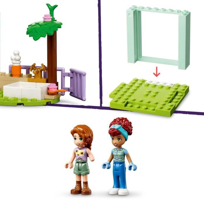 LEGO 42632 Friends La Clinique Vétérinaire des Animaux de la Ferme Jouet avec 2 Figurines et 3 Animaux Cadeau Enfants