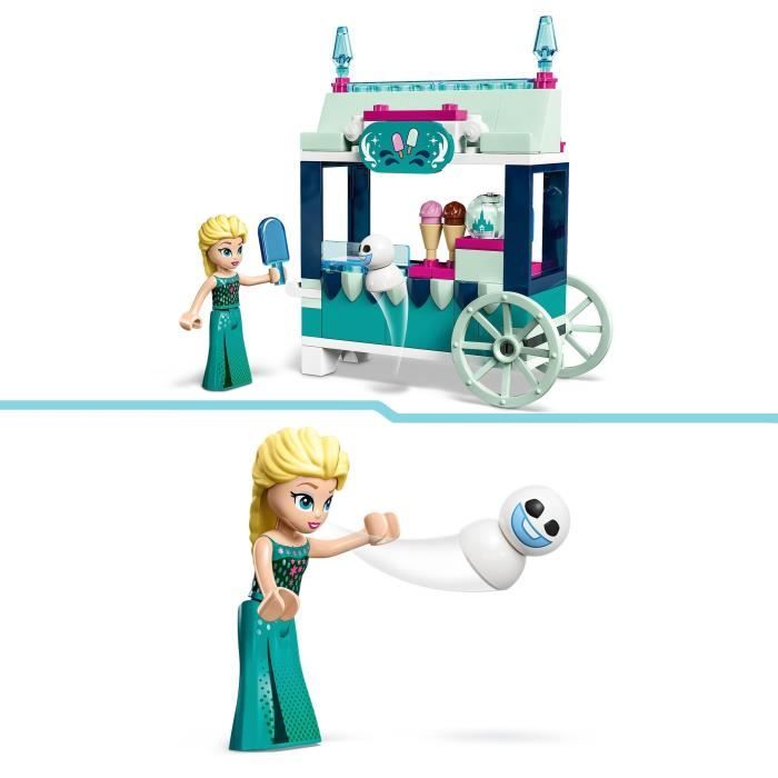 LEGO 43234 Disney Princess Les Délices Glacés d’Elsa Jouet avec Mini Poupée Elsa de La Reine des Neiges