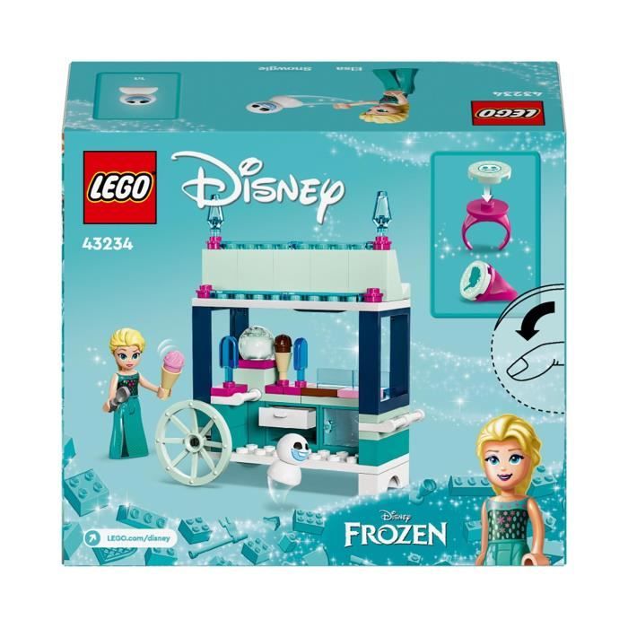 LEGO 43234 Disney Princess Les Délices Glacés d’Elsa Jouet avec Mini Poupée Elsa de La Reine des Neiges