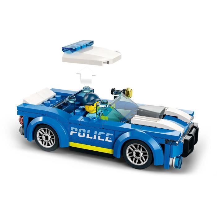 LEGO 60312 City La Voiture de Police Jouet pour Enfants des 5 ans avec Minifigure Officier Idée de Cadeau Série