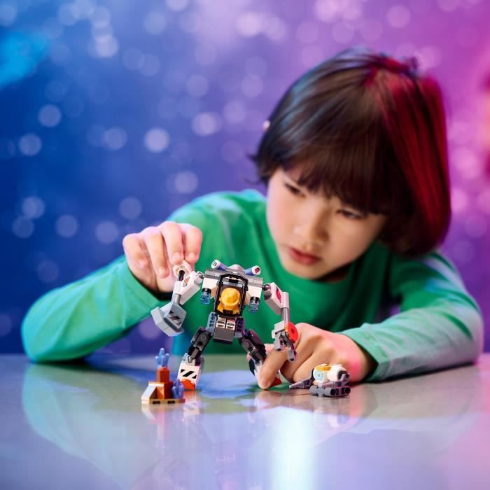 LEGO 60428 City Le Robot de Chantier de l’Espace Jouet de Figurine de Robot avec Tenue Spatiale Cadeau Enfants 6 Ans