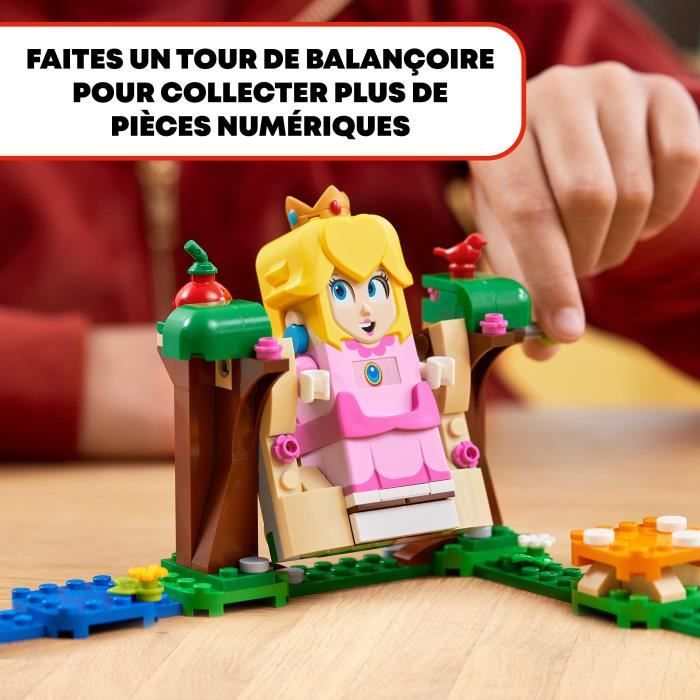 LEGO 71403 Super Mario Pack de Démarrage Les Aventures de Peach Jouet Lemmy Figurine Interactive Toad pour Enfants 6 Ans