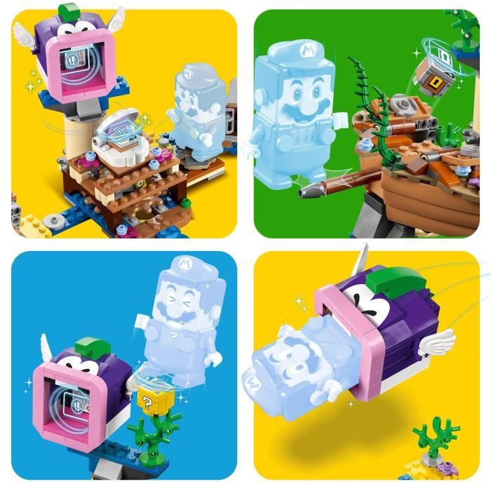 LEGO 71432 Super Mario Ensemble d’Extension Aventure dans l’Épave Engloutie avec Dorrie Jouet avec Figurines