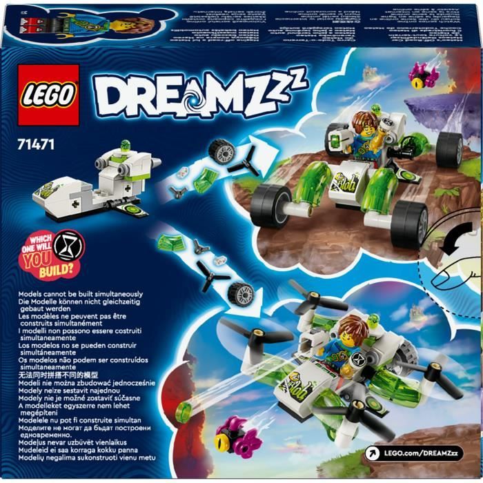 LEGO 71471 DREAMZzz La Voiture tout-terrain de Mateo Jouet avec Figurines Buggy et Quadcopter Convertibles