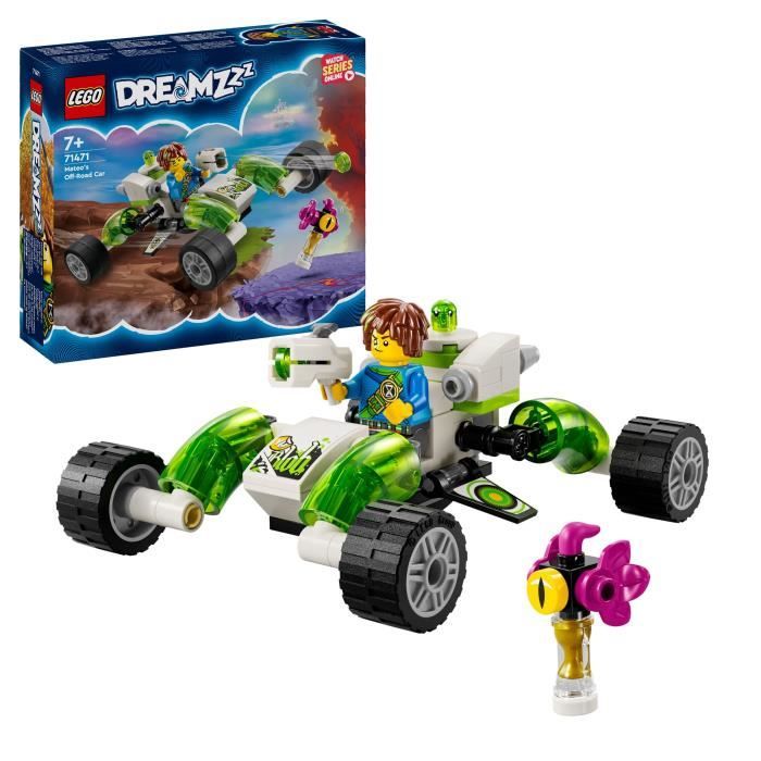 LEGO 71471 DREAMZzz La Voiture tout-terrain de Mateo Jouet avec Figurines Buggy et Quadcopter Convertibles