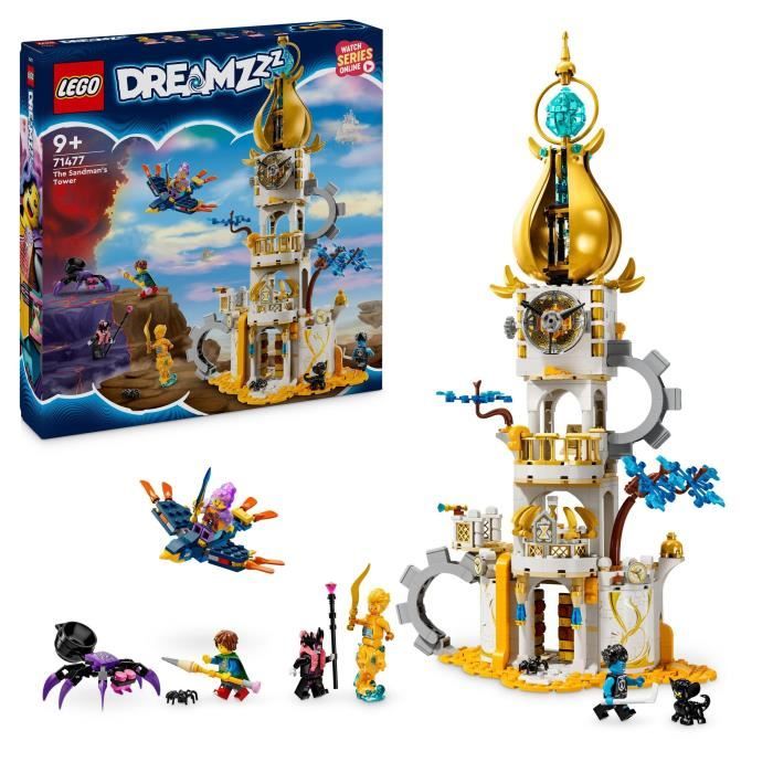 LEGO 71477 DREAMZzz La Tour du Marchand de Sable Jouet de Château avec Araignée et Oiseau avec Figurines Sorciere