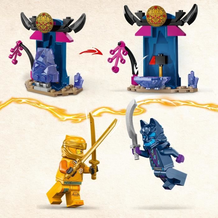 LEGO 71804 NINJAGO Le Robot de Combat d’Arin Jouet Ninja avec Figurines d’Arin avec Mini-Katana et Robots