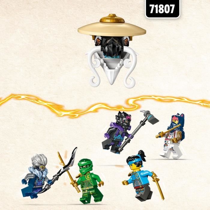 LEGO 71809 NINJAGO Egalt le Maître Dragon Jouet Ninja avec 5 Minifigurines Ninja dont Personnages Lloyd et Nya