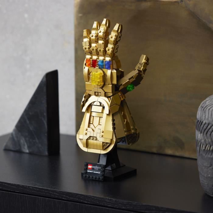 LEGO 76191 Marvel Le Gant de l’infini Thanos a construire pour Adultes Cadeau Décoration