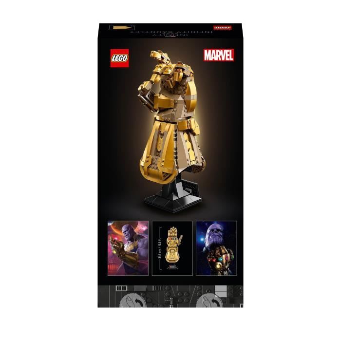 LEGO 76191 Marvel Le Gant de l’infini Thanos a construire pour Adultes Cadeau Décoration