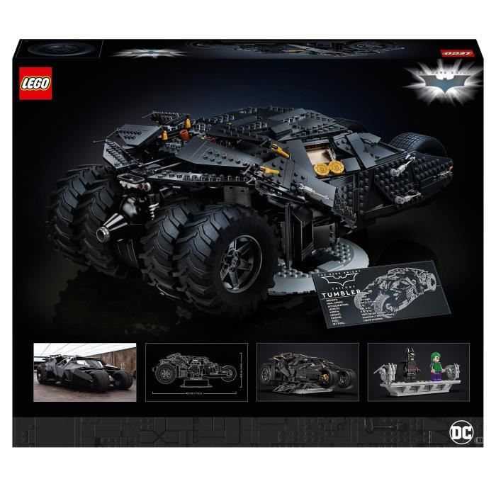 LEGO 76240 DC Batman La Batmobile Tumbler Set Pour Adultes a Exposer Et a Collectionner Idée Cadeau Maquette Voiture