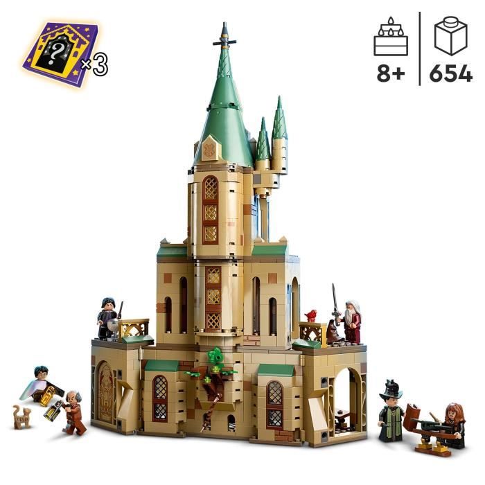 LEGO 76402 Harry Potter Poudlard: le Bureau de Dumbledore Jouet de Château Choixpeau et l’Épée de Gryffondor