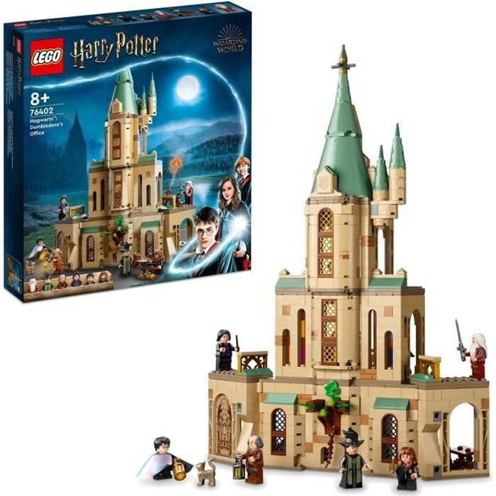 LEGO 76402 Harry Potter Poudlard: le Bureau de Dumbledore Jouet de Château Choixpeau et l’Épée de Gryffondor