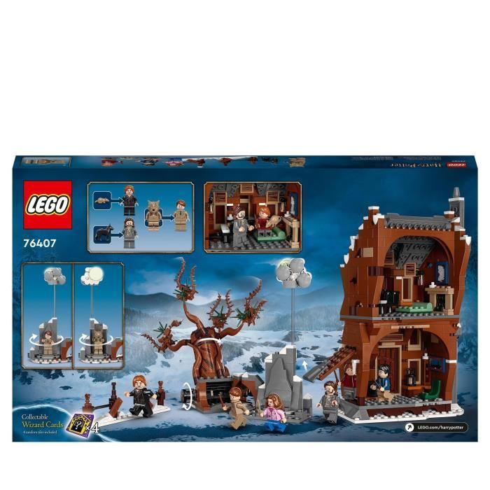 LEGO 76407 Harry Potter La Cabane Hurlante et le Saule Cogneur Jouet sur Prisonnier d’Azkaban Set pour Enfants de 9 ans