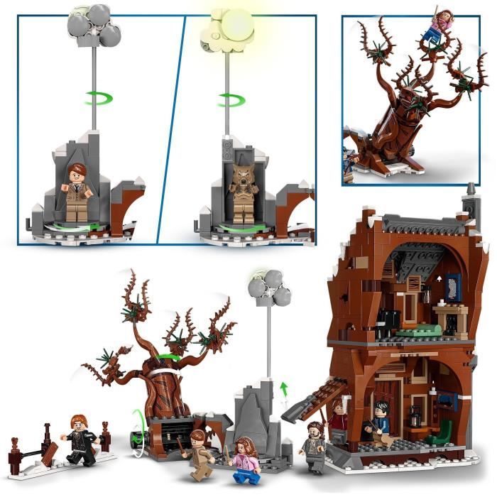 LEGO 76407 Harry Potter La Cabane Hurlante et le Saule Cogneur Jouet sur Prisonnier d’Azkaban Set pour Enfants de 9 ans