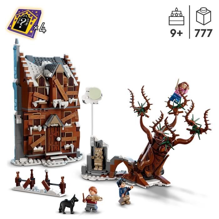 LEGO 76407 Harry Potter La Cabane Hurlante et le Saule Cogneur Jouet sur Prisonnier d’Azkaban Set pour Enfants de 9 ans