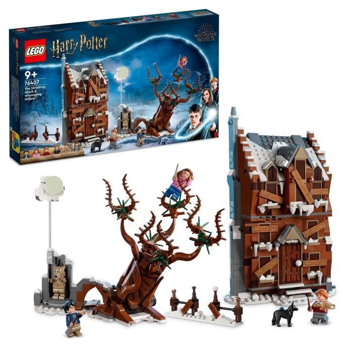 LEGO 76407 Harry Potter La Cabane Hurlante et le Saule Cogneur Jouet sur Prisonnier d’Azkaban Set pour Enfants de 9 ans