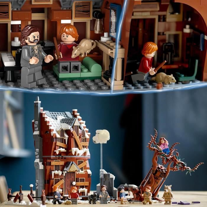 LEGO 76407 Harry Potter La Cabane Hurlante et le Saule Cogneur Jouet sur Prisonnier d’Azkaban Set pour Enfants de 9 ans