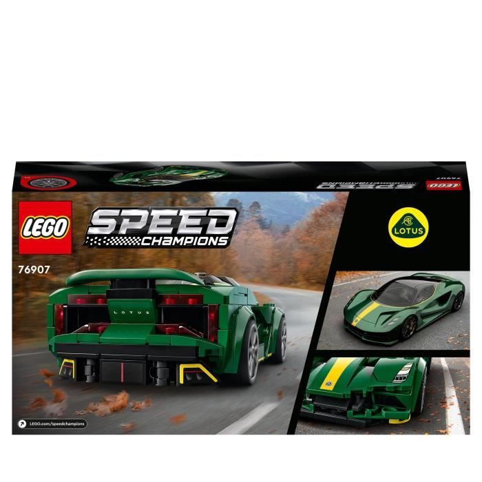 LEGO 76907 Speed Champions Lotus Evija Voiture de Course Jouet Réduit Avec Minifigure de Pilote de Course Jouet