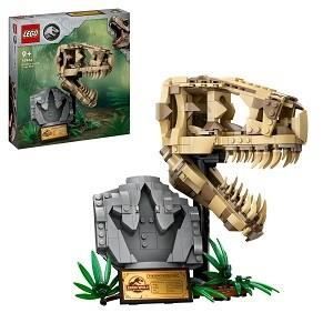 LEGO 76964 Jurassic World Les Fossiles de Dinosaures: Le Crâne du T. Rex Jouet de Dino Déco pour la Chambre d’Enfant