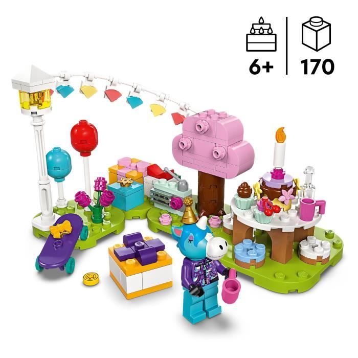 LEGO Animal Crossing 77046 Goûter d’Anniversaire de Lico Jouet de Construction Créatif