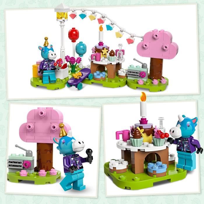 LEGO Animal Crossing 77046 Goûter d’Anniversaire de Lico Jouet de Construction Créatif