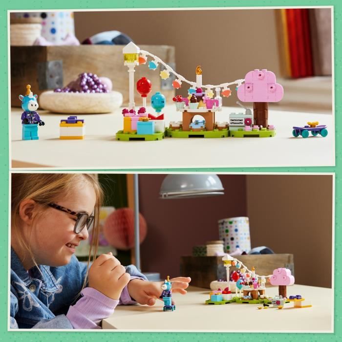 LEGO Animal Crossing 77046 Goûter d’Anniversaire de Lico Jouet de Construction Créatif