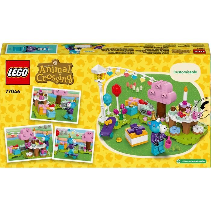 LEGO Animal Crossing 77046 Goûter d’Anniversaire de Lico Jouet de Construction Créatif